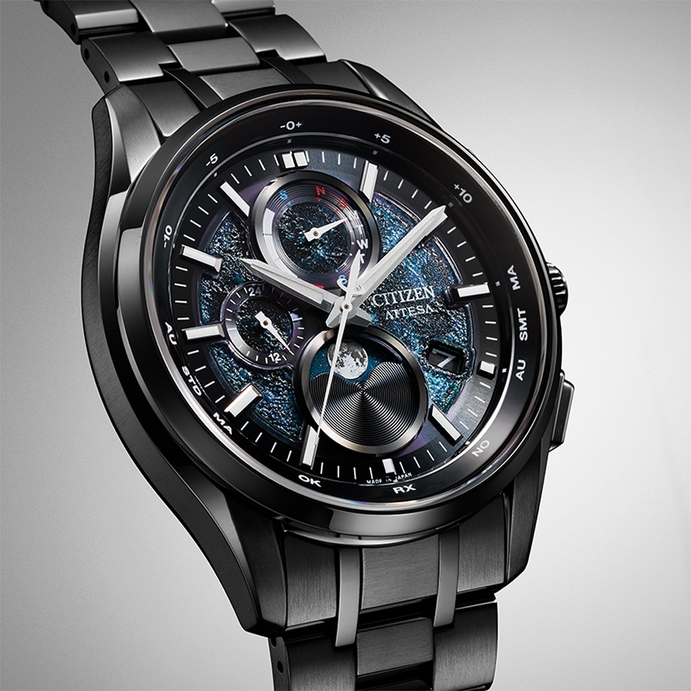 CITIZEN 星辰 HAKUTO-R 限量月相光動能電波手錶 BY1008-67L, , large