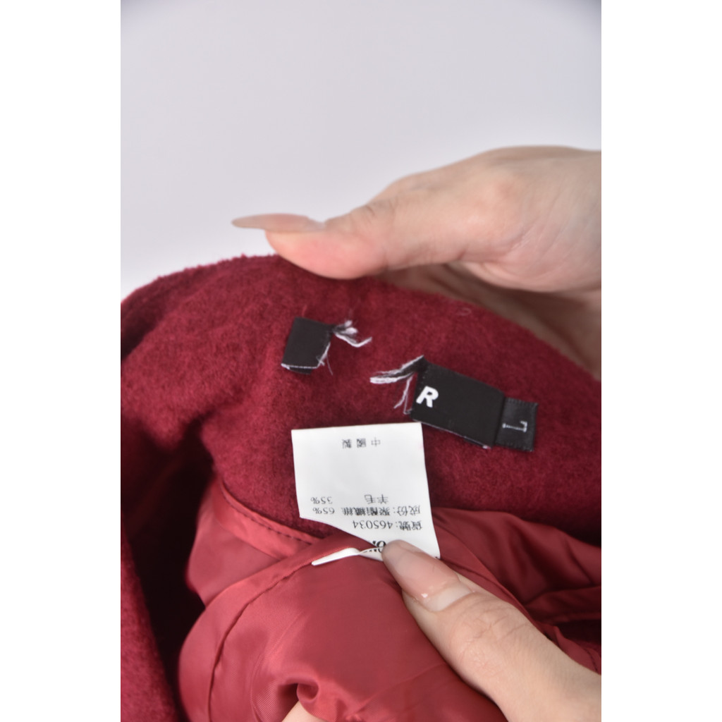 (4XL（含）以上) 素面紅色短褲二手衣, , large