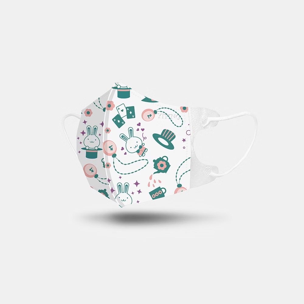 YITINGxSofara 3D MEDICAL FACE MASK(TODDLER)(Mimi Bunny Travels+Mimi Bunny Wonderland), , large