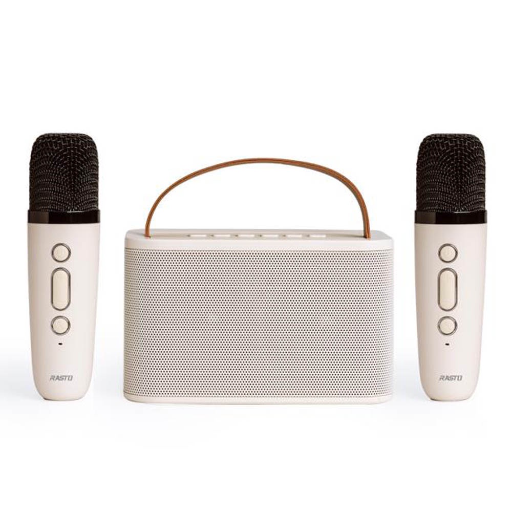 RASTO RD15 10W dual-microphone Bel Canto multi-mode singing Bluetooth 5.3 speaker high-quality surround sound IPX4 waterproof, , large