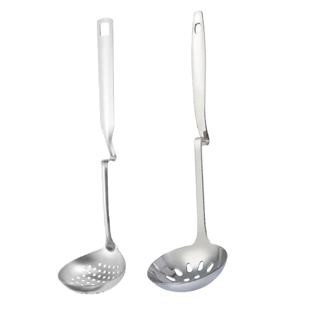 N型 火鍋漏勺 漏勺 304不鏽鋼 可掛式漏勺【Ho覓好物】撈麵勺 水餃撈 火鍋撈勺 瀝水勺 YDX037 A02065, , large