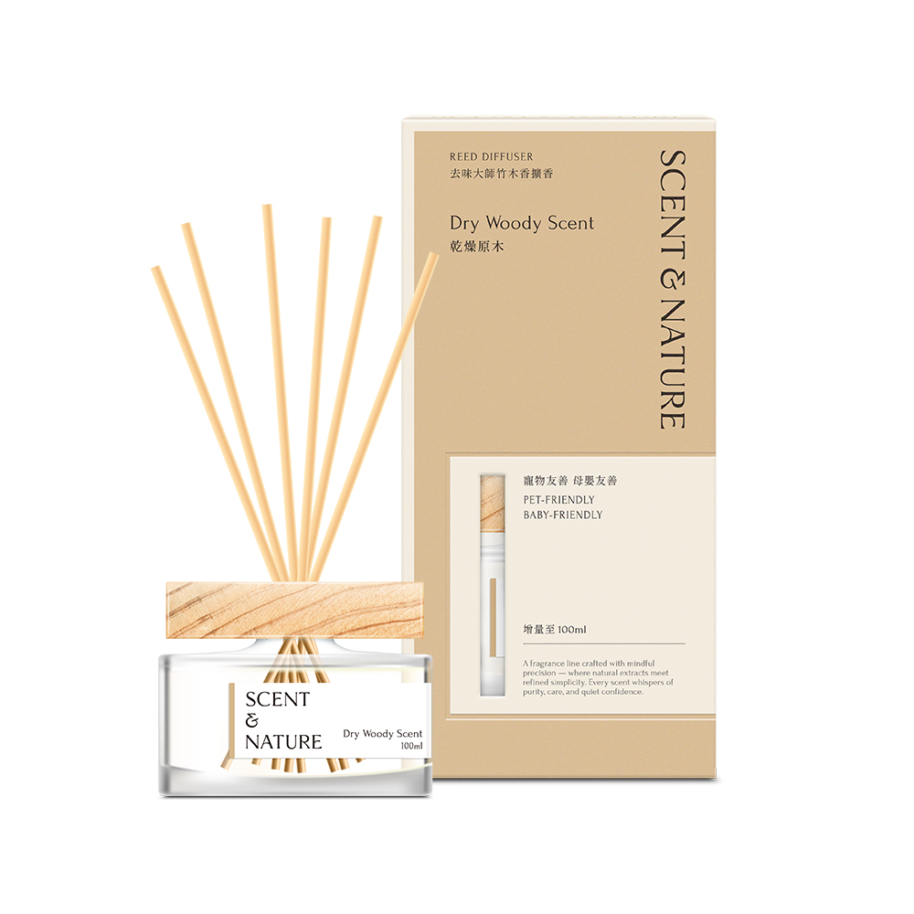 Farcent Reed Diffuser-Dry Woody Scent, , large