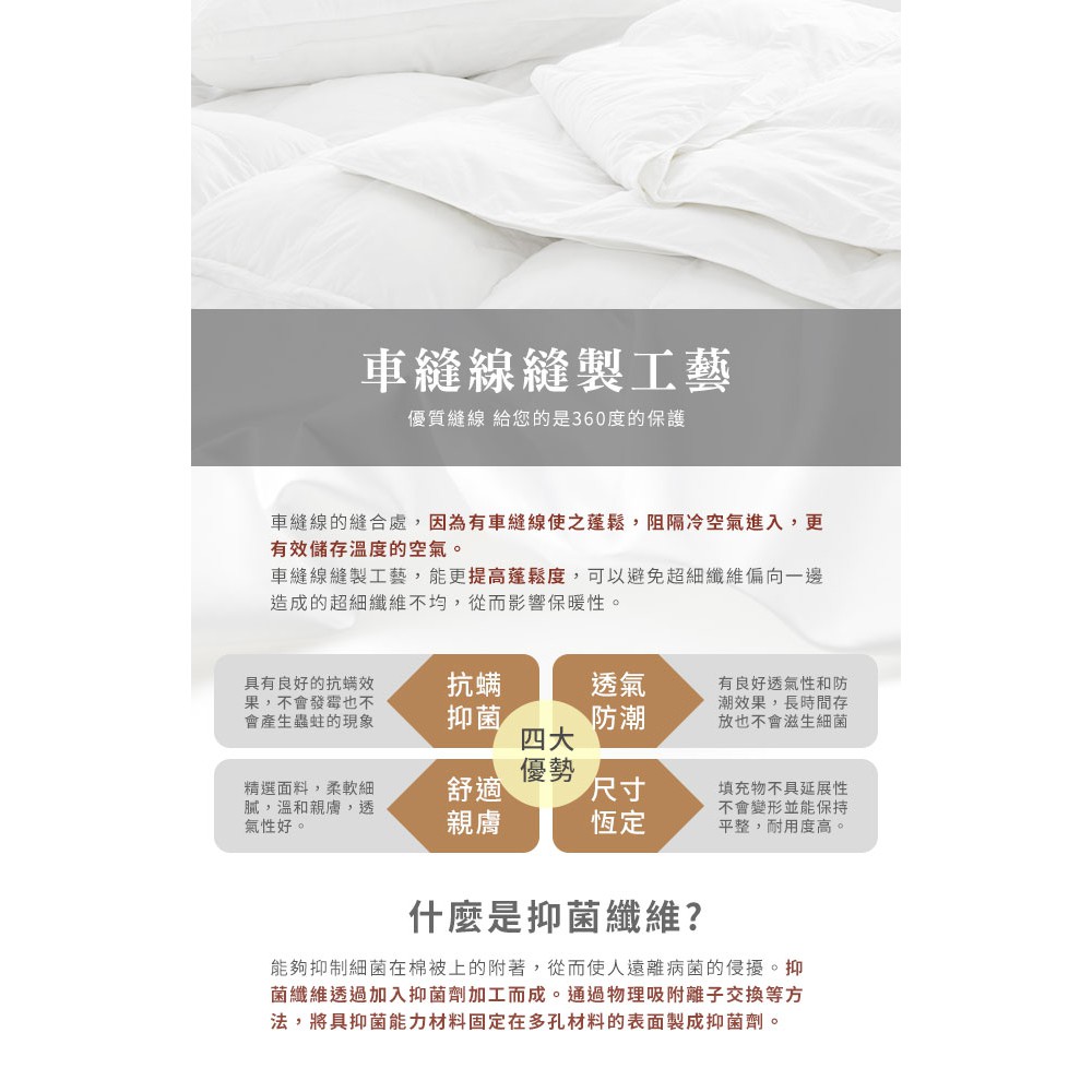 可水洗健康被1.6KG 台灣製/羽絲絨被/四季被/棉被/冬被/被子/被胎/內胎, , large
