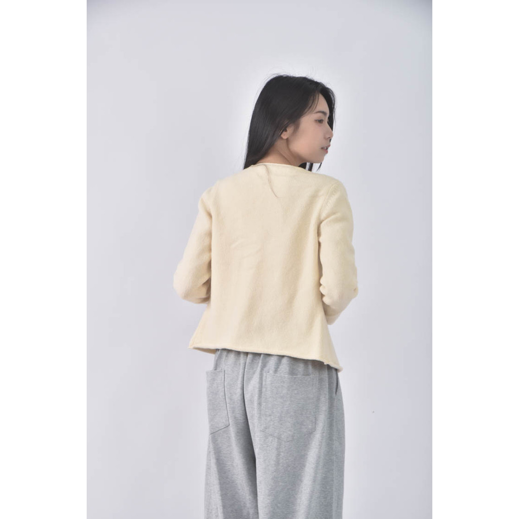 (S) 質感義大利品牌杏色外套二手衣, , large