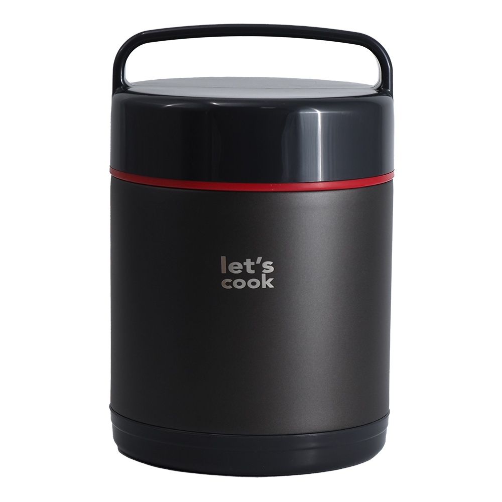 樂司/304不鏽鋼真空保溫提鍋-附菜盤-1.5L-2入, , large
