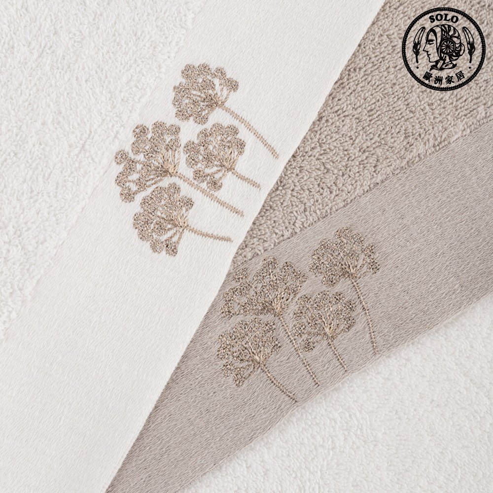 【SOLO歐洲家居】LCW Home 土耳其製 30x50cm 優雅繡花棉質毛巾三入組 100%純棉 超吸水, , large