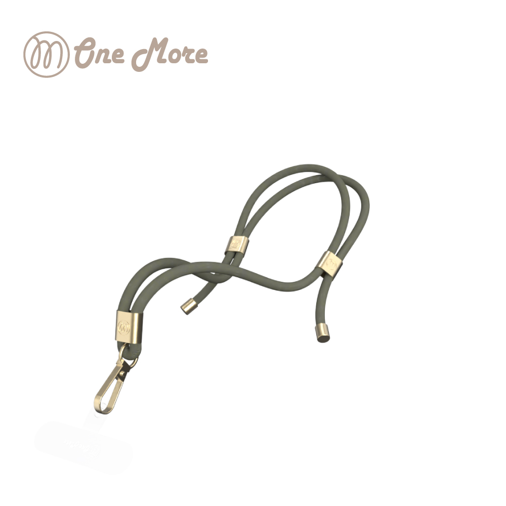 [OneMore Co., Ltd.] OneMore Brand Customized Phone Lanyard Strap Set - Olive Green, , large