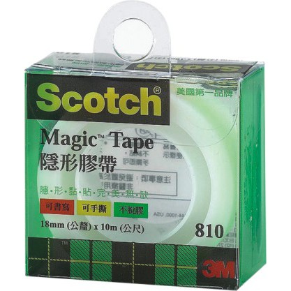 3M  810LM隱形膠帶(透明盒), , large