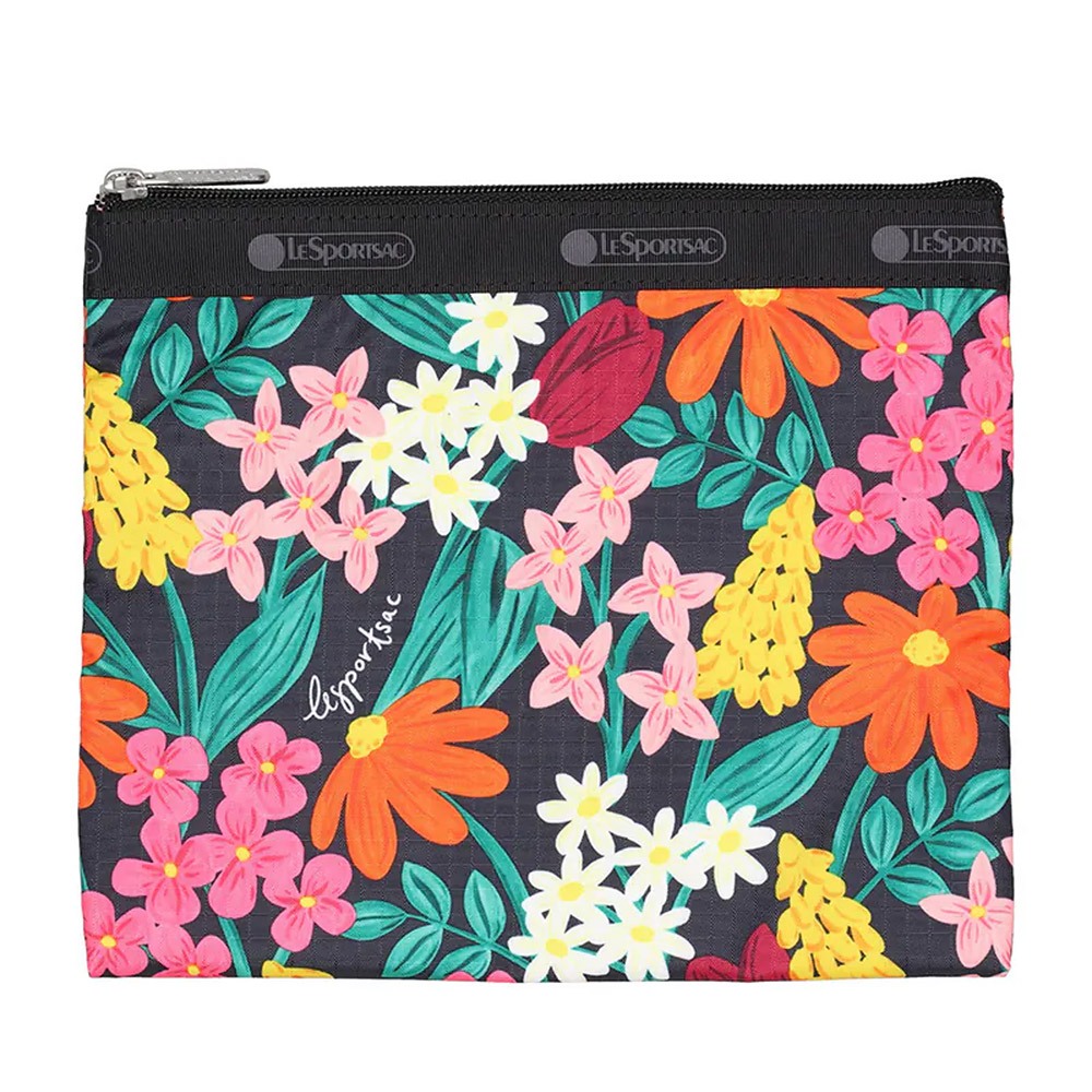 Lesportsac Deluxe Everyday Bag 奢華斜背包/ 繽紛花園, , large