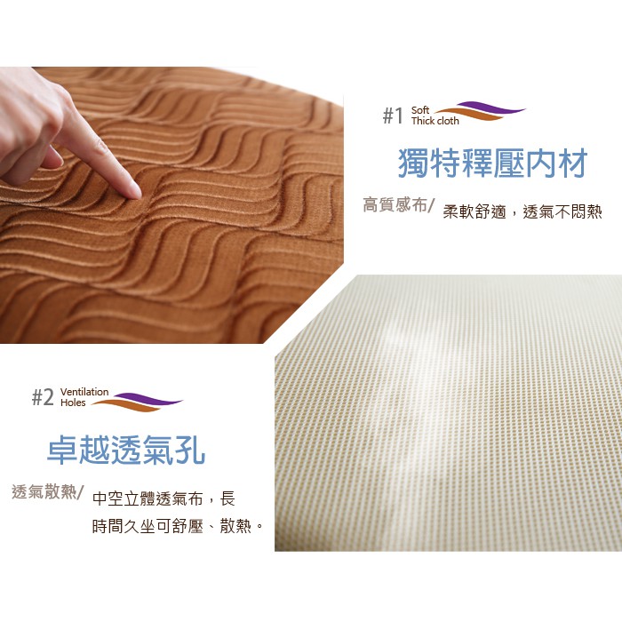 【格藍傢飾】莎曼3D絨餐椅墊-咖, , large