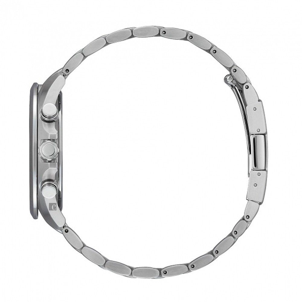 CITIZEN 星辰 光動能萬年曆電波錶-黑x銀/44mm AT8200-87E, , large