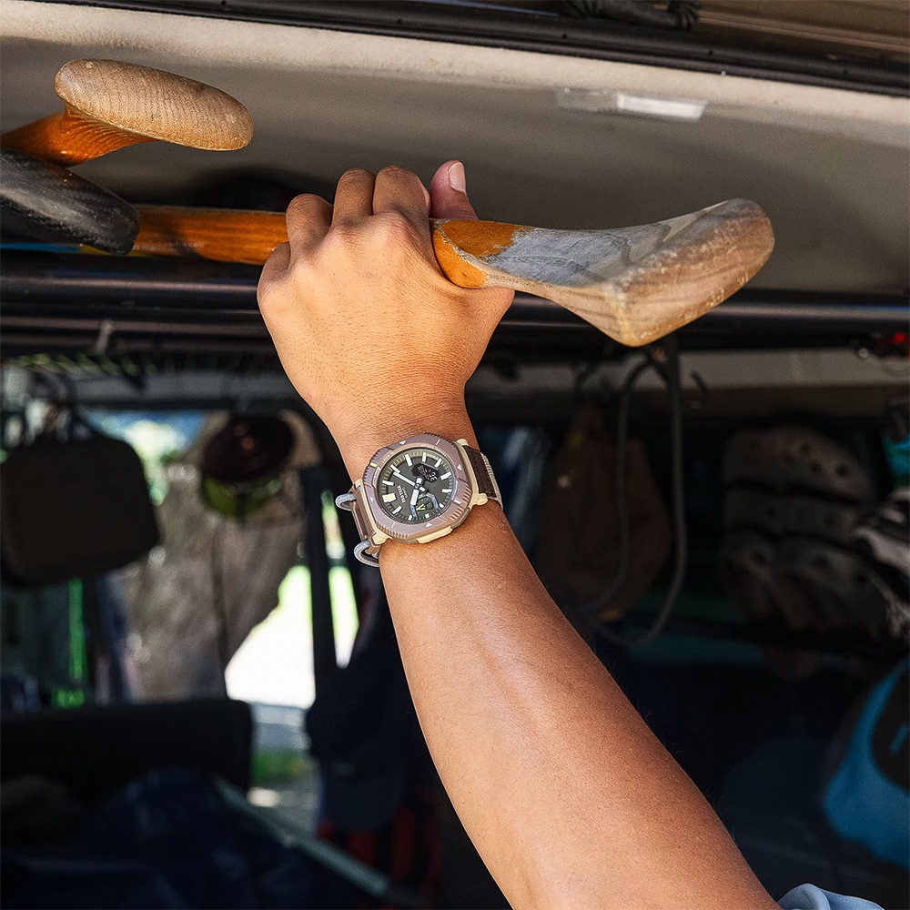 CASIO 卡西歐 PROTREK 戶外登山錶 彈力繩錶帶 太陽能藍芽手錶 PRJ-B001B-5, , large