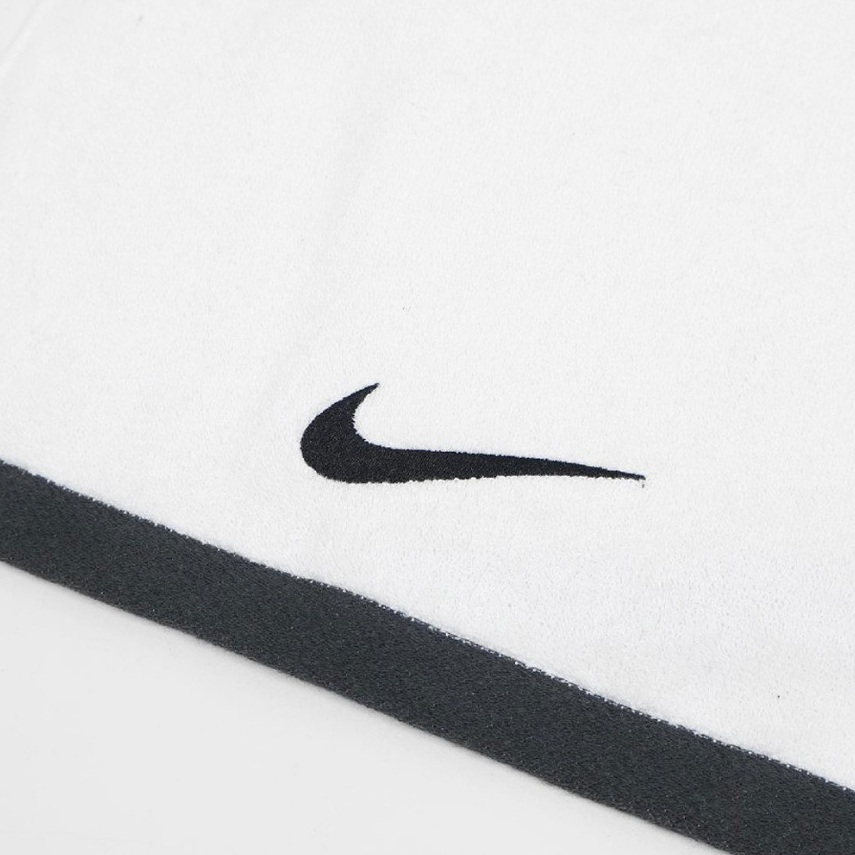 NIKE FUNDAMENTAL TOWEL 浴巾 60x120cm 戶外 運動 家居 簡約 素色 純棉 吸水佳 黑 白, , large