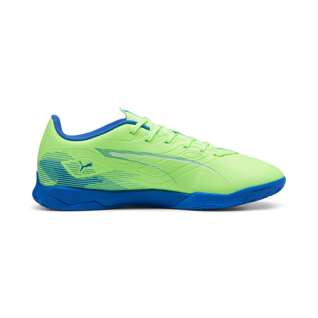 PUMA ULTRA 5 PLAY IT 成人 青蘋綠/藍 全尺寸平底鞋 室內足球 10790703【樂買網】, , large