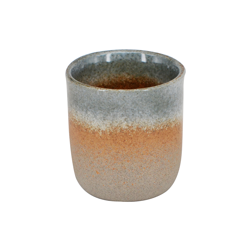 Japanese Style Contrast Glaze Ceramic Cup, , large
