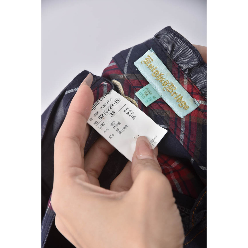 (M) knights bridge藍色長袖上衣二手衣, , large