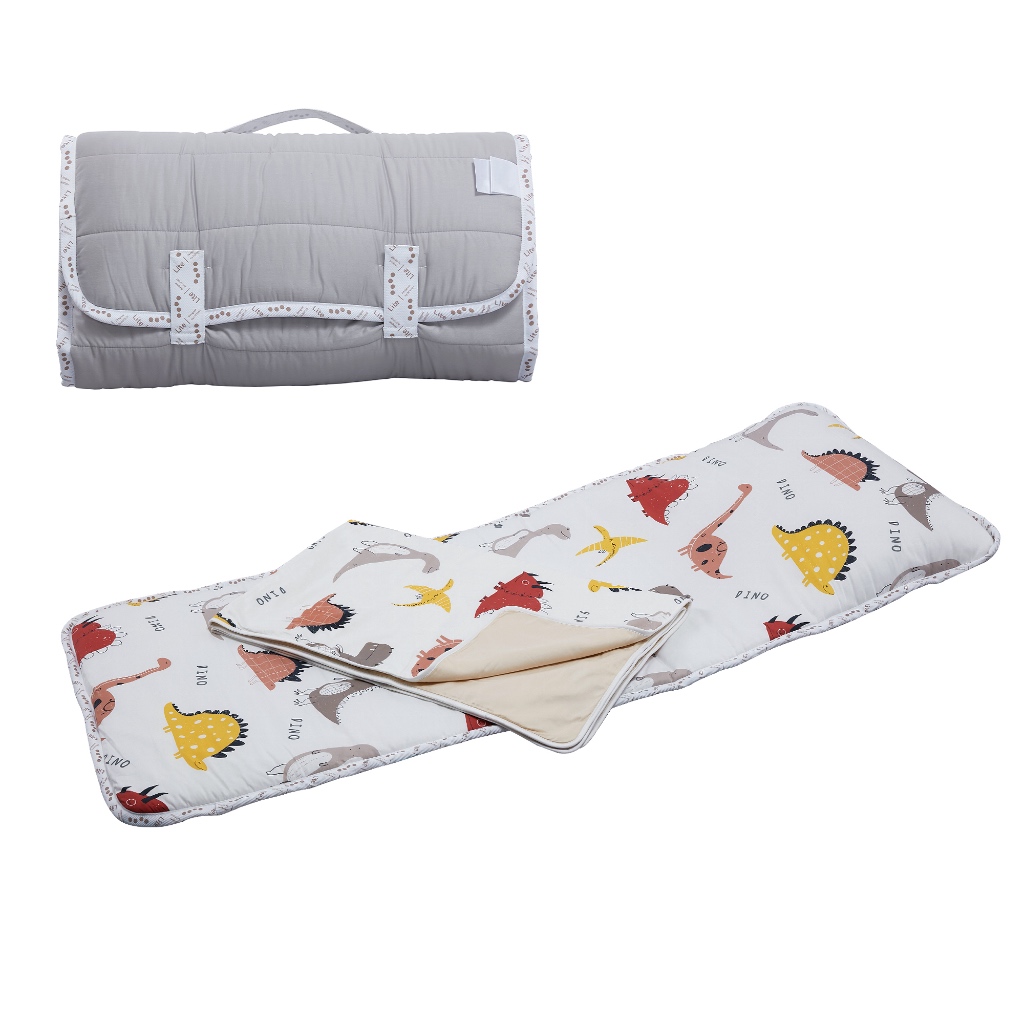 DOTDOT Lite|Kids-Pad-The DINO午睡墊組合 | 幼兒園｜厚度約2.0cm｜四季睡袋｜天絲&trade;.棉
