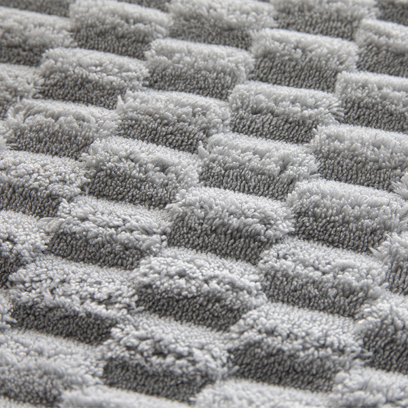 【CB JAPAN】carari poco格紋系列 超細纖維毛巾, , large