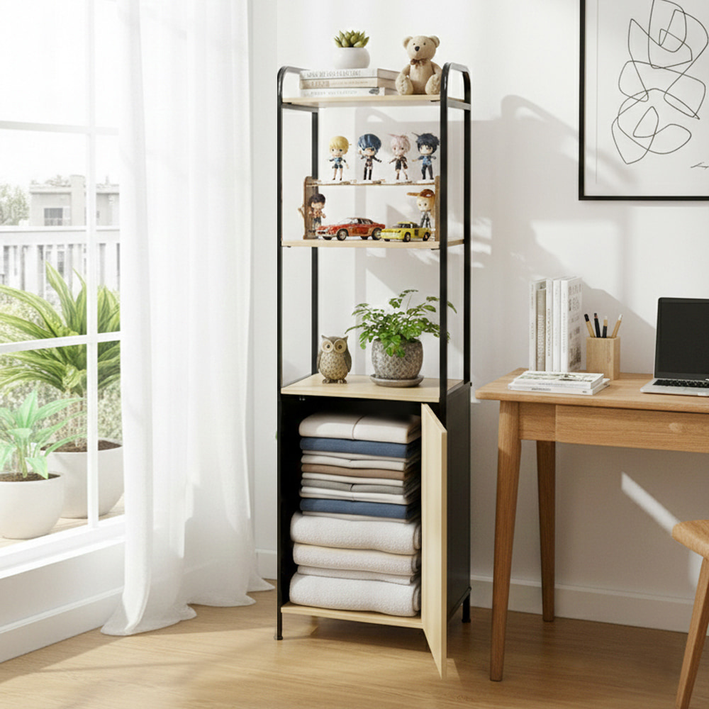 【AOTTO】簡約設計四層夾縫收納架(AS-033), , large