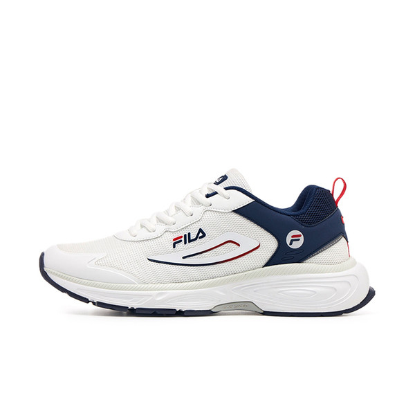 Fila Falcon 男 慢跑鞋 運動鞋 輕量 透氣 白 深藍 [1-J302Y-123], , large