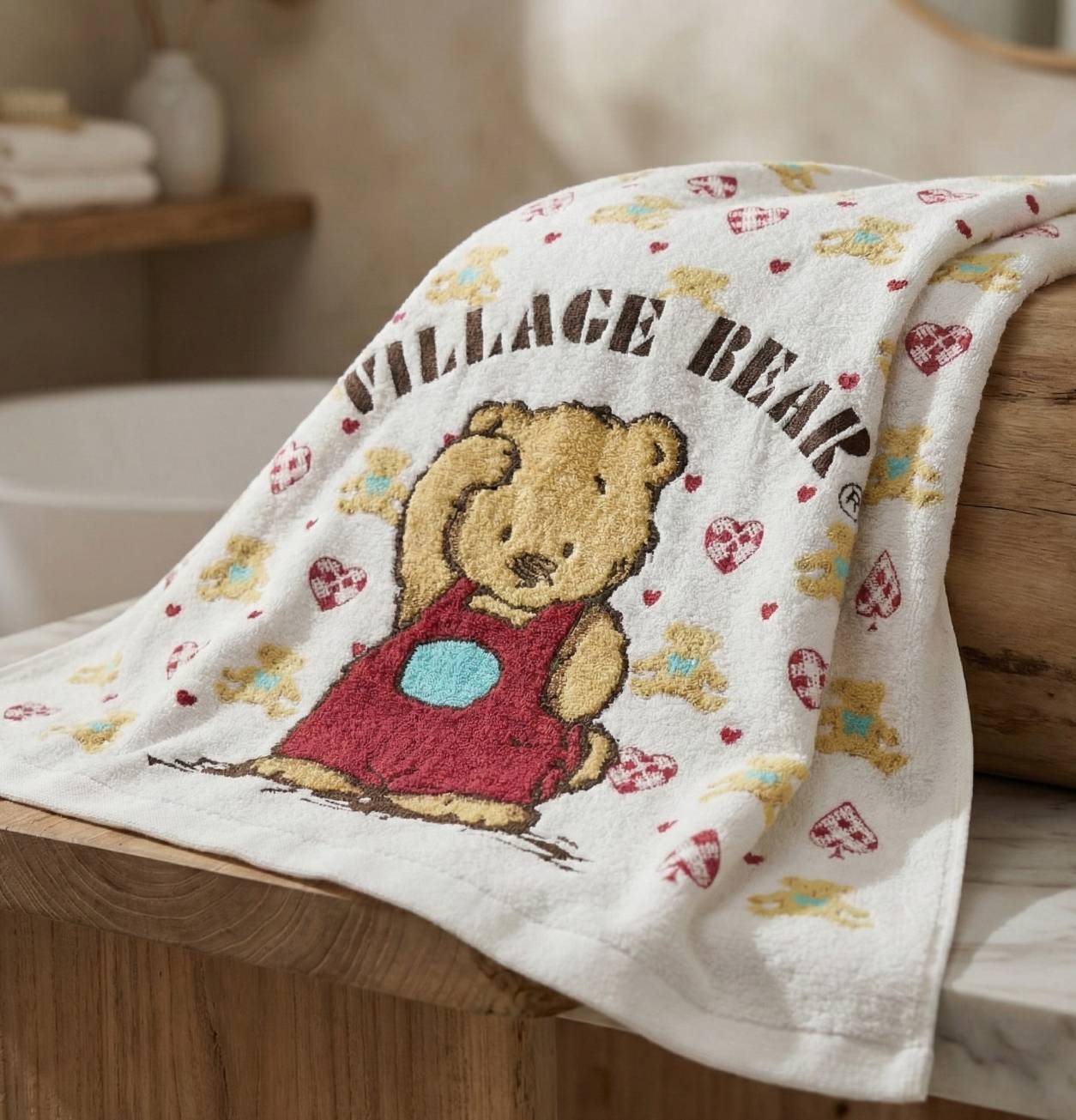 [Kaimei Cotton Industry] 2 entered into the group, random and excellent Kaimei bath towels｜Made in MIT Taiwan, pure cotton absorbent bath towels, cartoon totems, various styles, , large