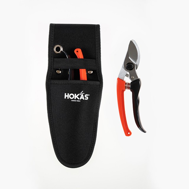 【HOKAS】S412 單入工具袋(剪定鋏 花剪 樹剪 修枝剪刀 收納套 工具袋 工具套 腰包 加厚帆布 水電腰包), , large