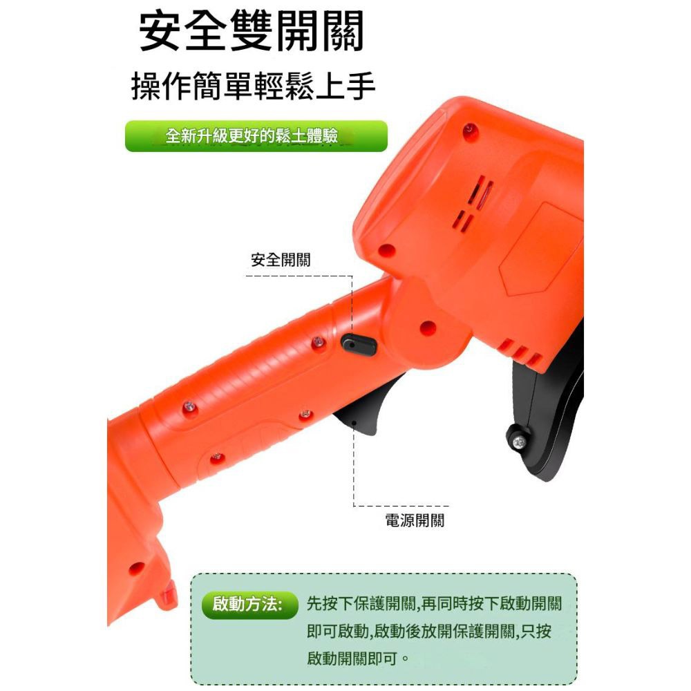 New multi-functional lithium-ion electric tiller with 5 batteries, one battery and one charger, , large