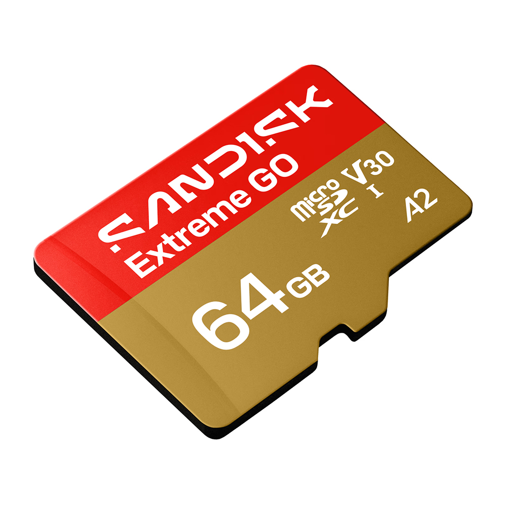 【SanDisk】Extreme GO 64G microSDXC A2 U3 UHS-I V30 4K 記憶卡, , large