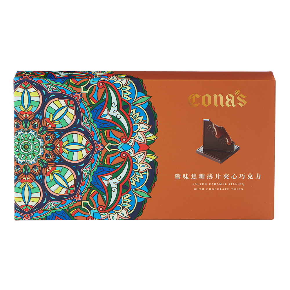 Conas妮娜-鹽味焦糖薄片夾心巧克力, , large