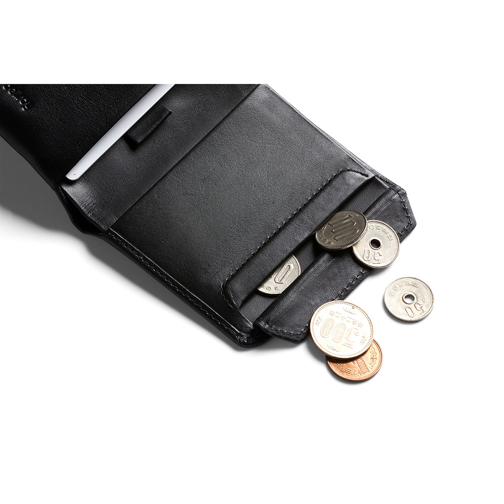 |快速出貨|Bellroy Coin 錢包 皮夾 短夾 卡夾 附零錢口袋 RFID防盜-黑, , large