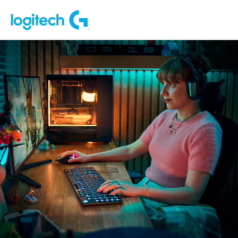 羅技G G915 X RGB無線機械式遊戲鍵盤, , large