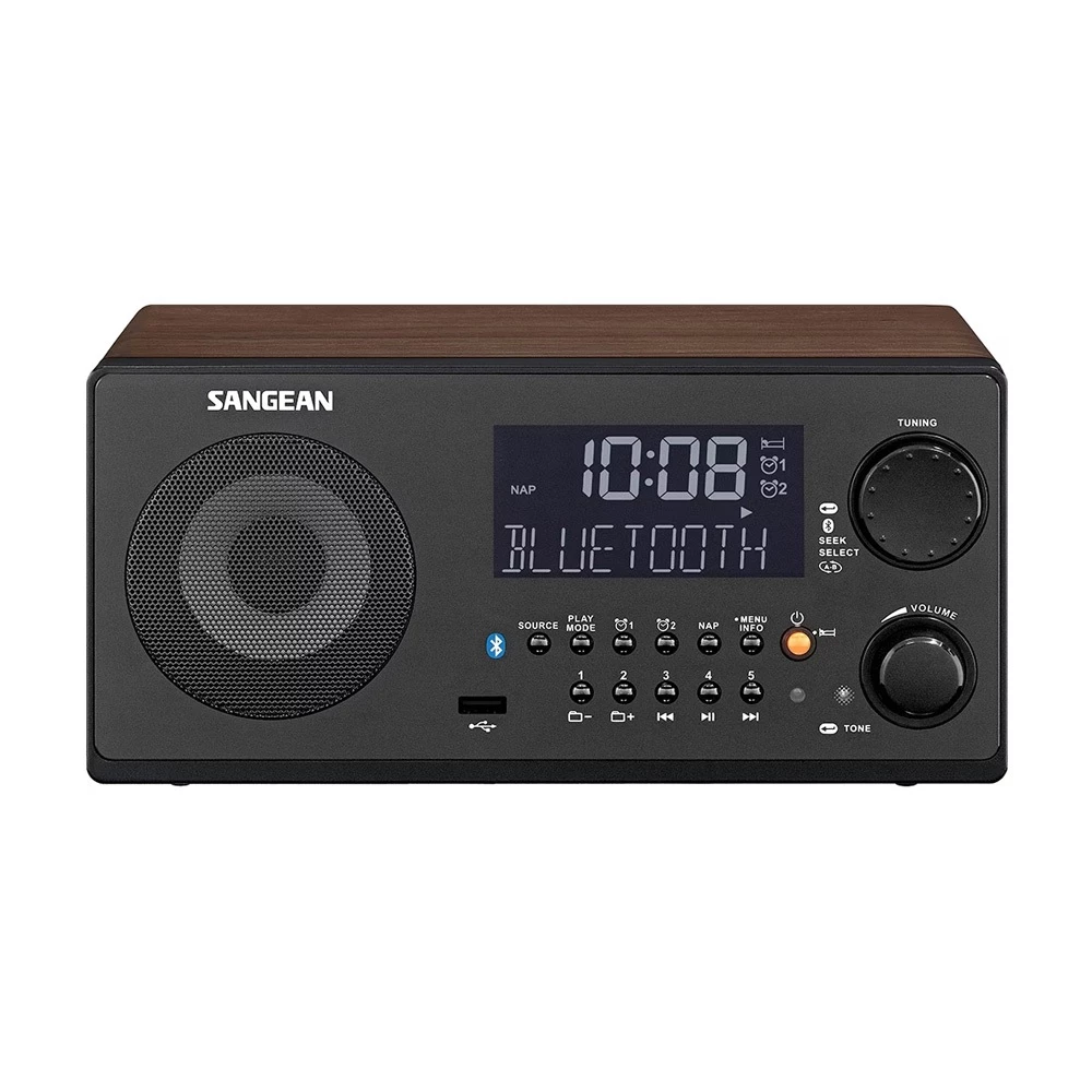SANGEAN WR-22 Digital Bluetooth Retro Radio, , large