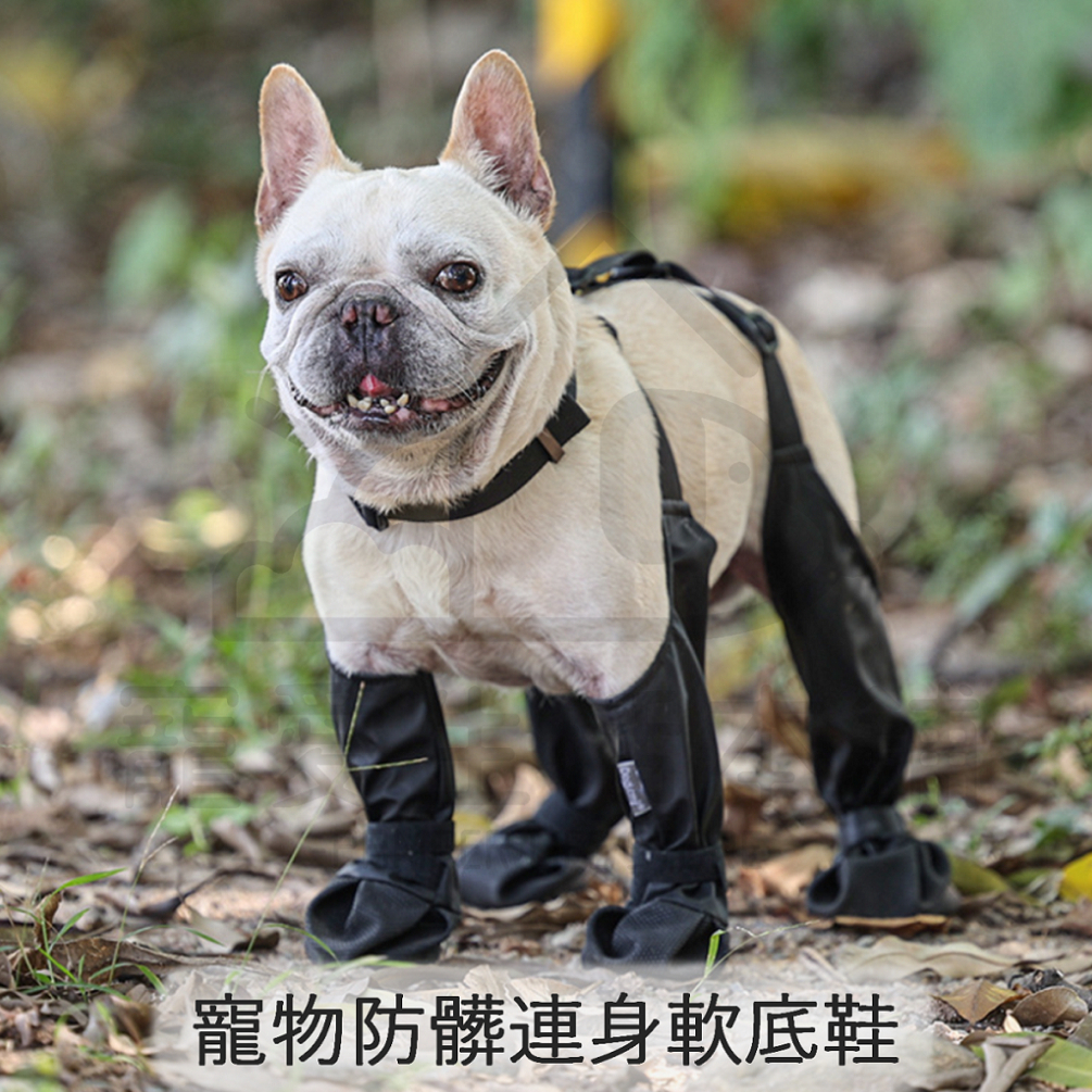 【寵愛生活本舖】寵物防髒連身軟底鞋 中小型犬適用 狗鞋, , large