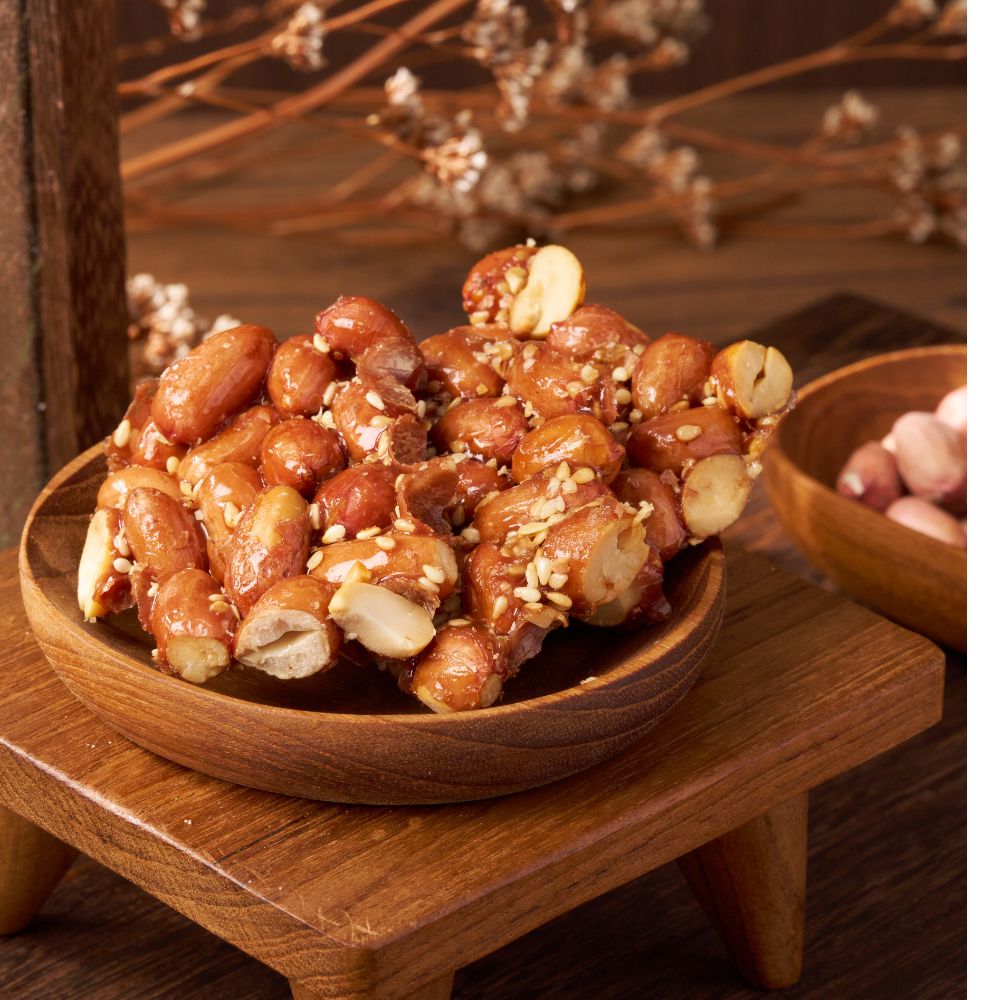 Crispy Peanut Candy Taiwan Specialty｜Handmade with Whole Peanuts, Made with Japanese Trehalose, Traditional Snack, Festival Gift, Afternoon Tea Treat｜Buy 5 Get 2 Free Trial Pack【ChouChou Enterprise】, , large