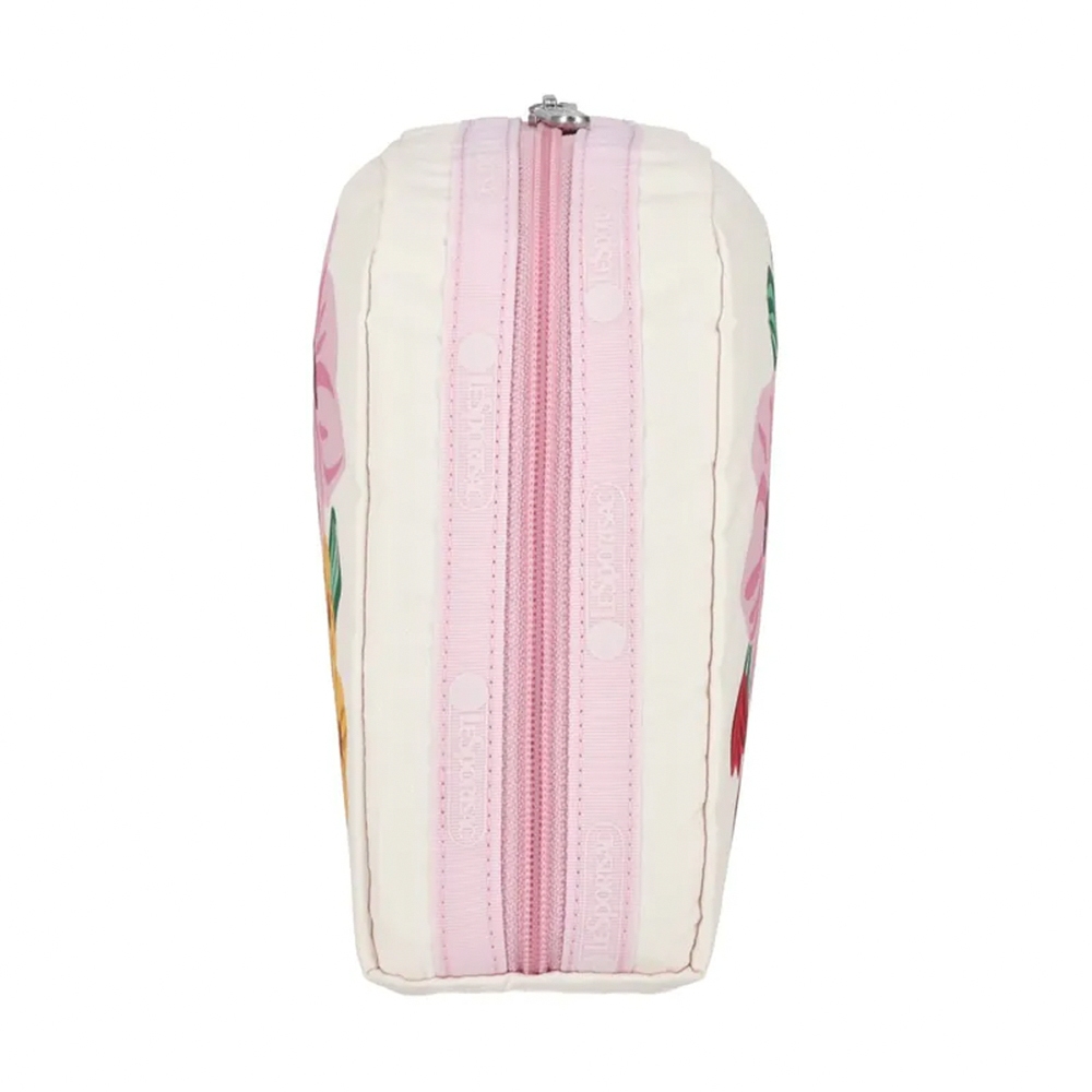 LeSportsac Extra Large Rectangular Cosmetic 加大型化妝包 送禮推薦-粉紅花漾, , large