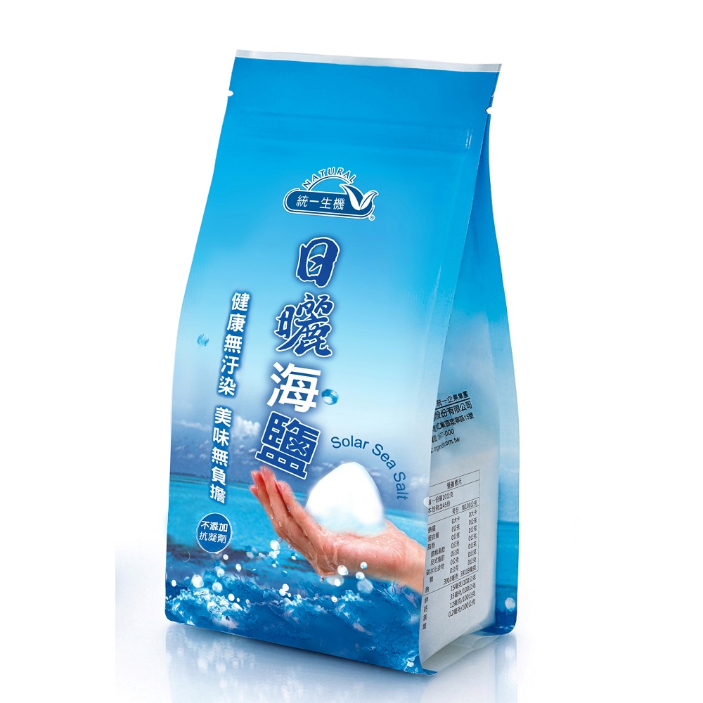 統一生機海鹽-立袋450g, , large