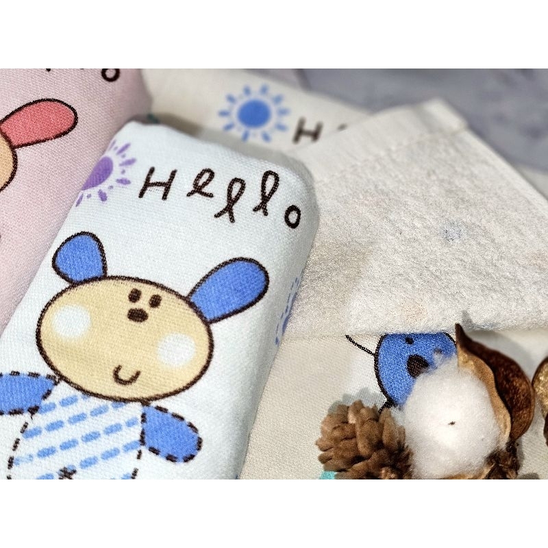 [Kaimei Cotton] Randomly excellent MIT made in Taiwan cute half-cotton half-gauze children's towel-rabbit style, pure cotton, soft, comfortable and water-absorbent, , large