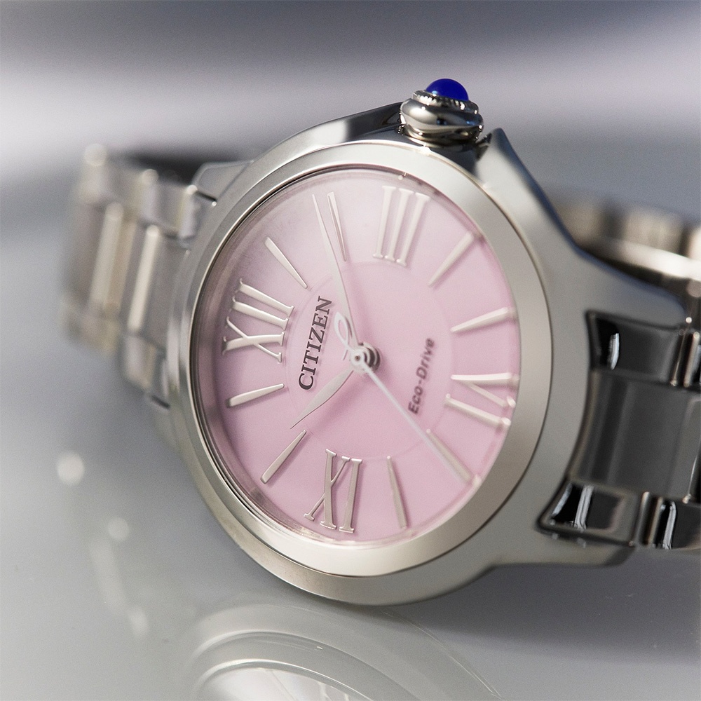 CITIZEN 星辰 L系列 光動能大三針女錶 送禮推薦 EM1160-58X, , large