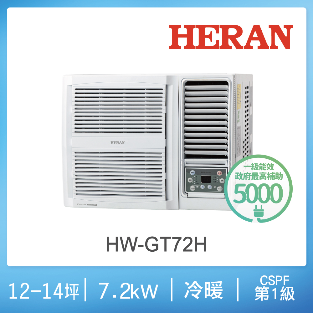 HERAN HW-GT72H Window AC, , large