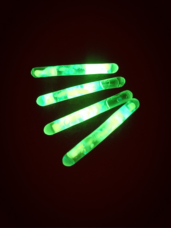 [冠岱]台灣製(60)50/ (45)37/ 25粉末螢光棒夜光棒 綠色  15包1盒 釣魚 漁具 浮標, , large