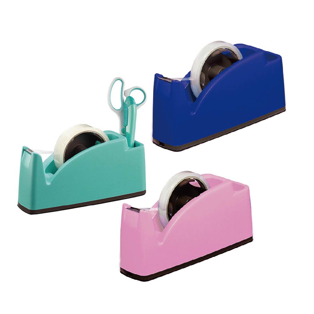 【SDI 手牌】PRAG 粉彩 筆筒 膠帶台 顏色隨機 /台 0516B (適用內徑1吋與3吋膠帶), , large