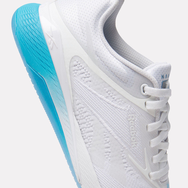 Reebok Nano X5 女 訓練鞋 穩定 健身 重訓 白 藍 [100225451], , large