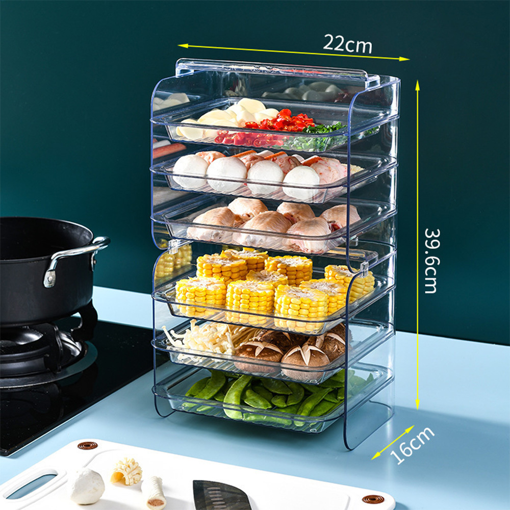 【Chuang Yi】Multi-layer food preparation tray, , large