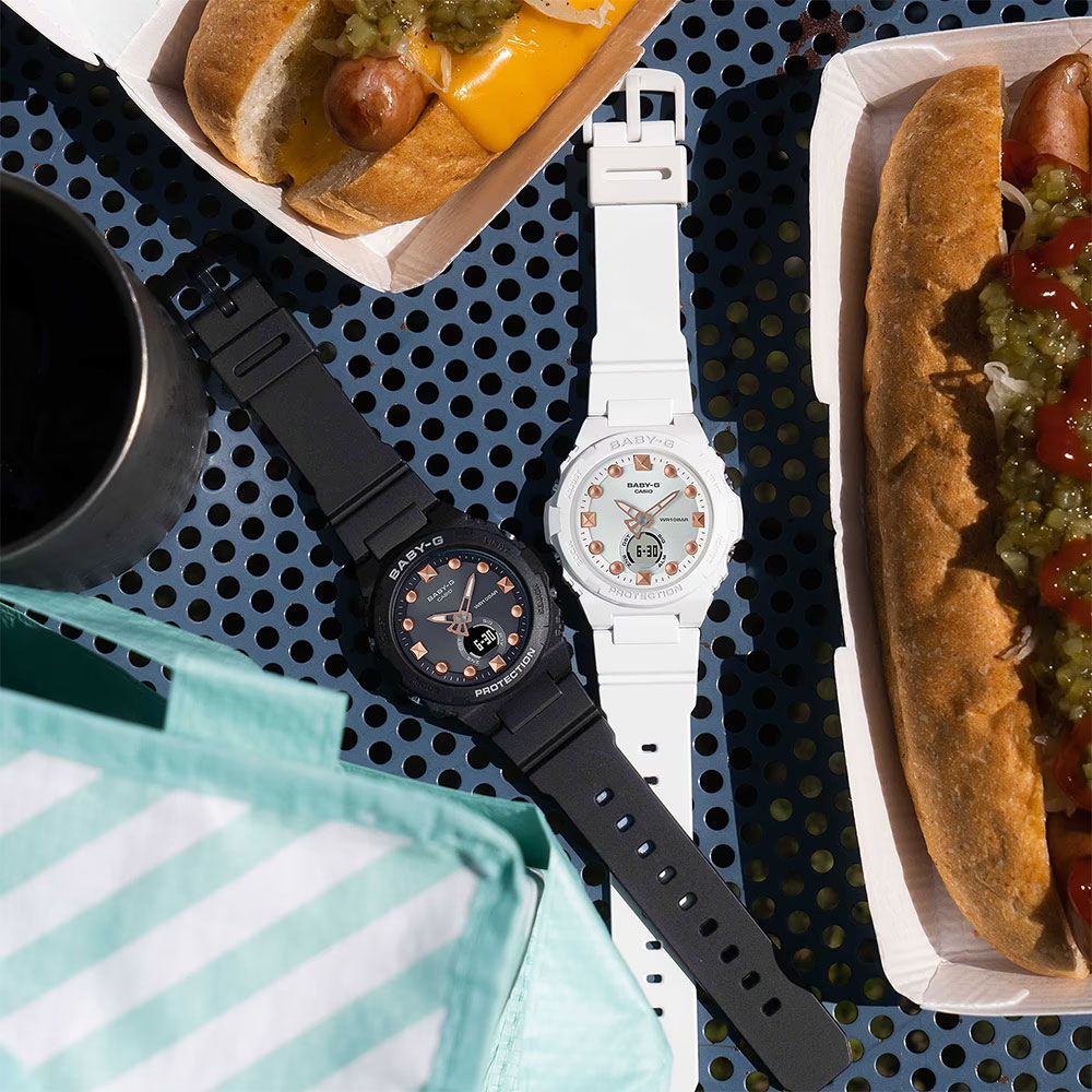 CASIO 卡西歐 BABY-G 夏日沙灘手錶 女錶 BGA-320-1A, , large