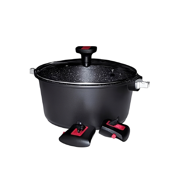 Baumalu-Granit Pro雙耳湯鍋附蓋-24cm, , large