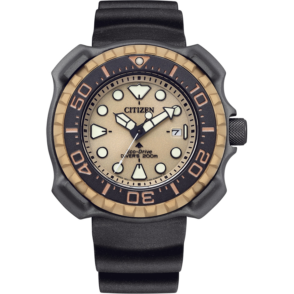 CITIZEN 星辰 PROMASTER 鈦 1982年復刻版光動能200米潛水錶 BN0226-10P, , large