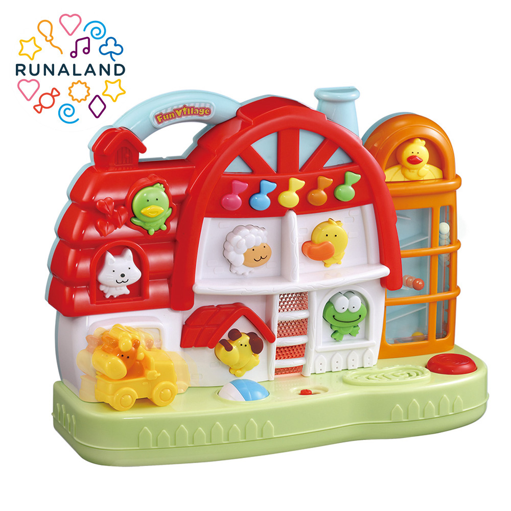 [RUNALAND]Fun Animal Farm Educational Toy for Baby, , large