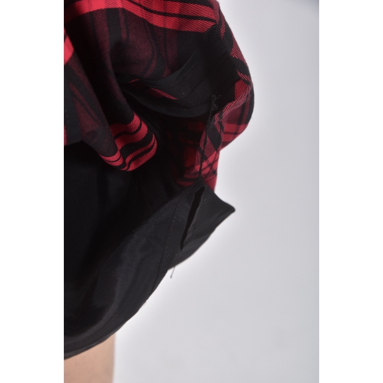(XL) scottish house質感棉質純棉黑色短裙二手衣, , large