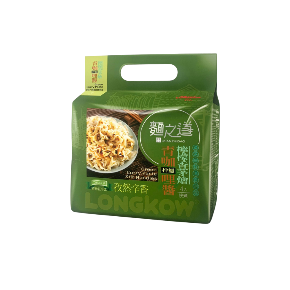 龍口麵之道青咖哩醬拌麵456g, , large