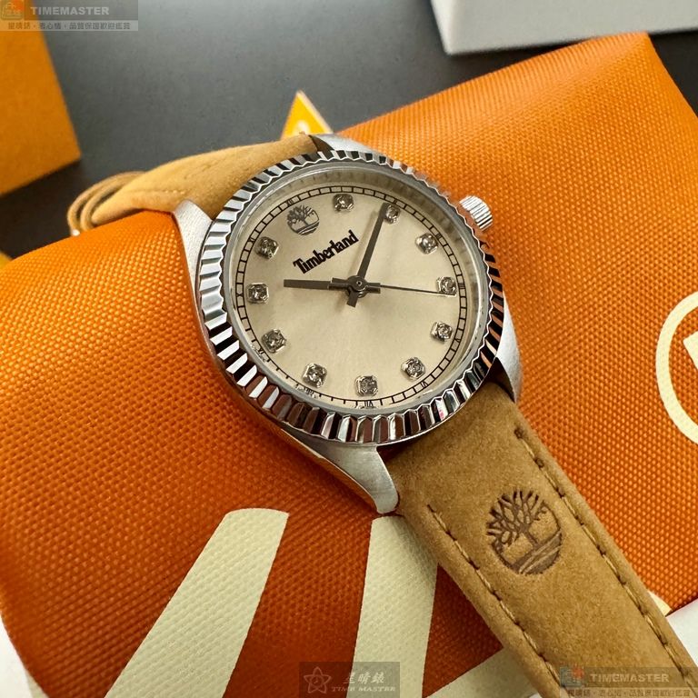 [星晴錶業]新品牌手錶,28mm,TL57199古銅色錶面銀錶殼咖啡色真皮皮革錶帶款, , large